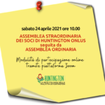 Scopri di più sull'articolo Assemblea dei Soci 2021, Straordinaria e Ordinaria