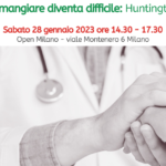 Scopri di più sull'articolo 28 gennaio – Quando mangiare diventa difficile: HUNTINGTON E PEG